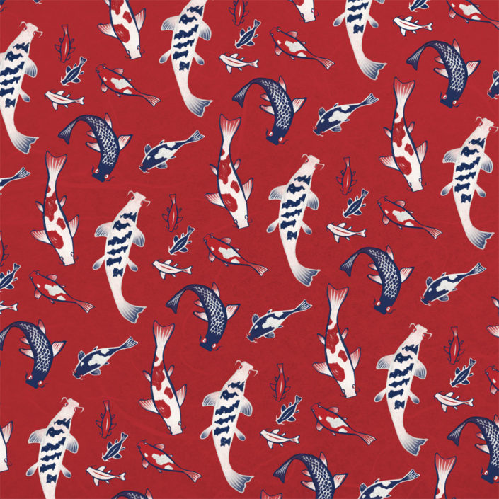 12 - Koi/Carp (鯉) pattern