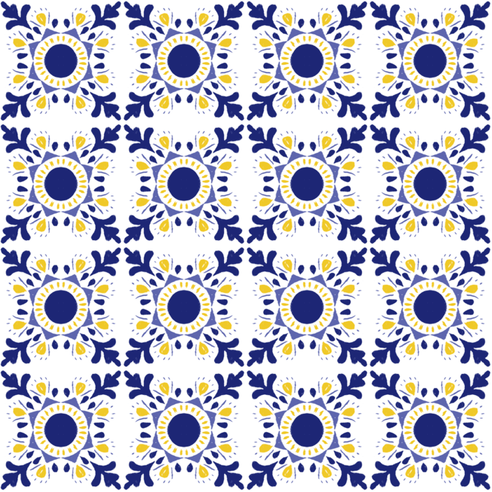 Lisbon Azulejos - Azul #10