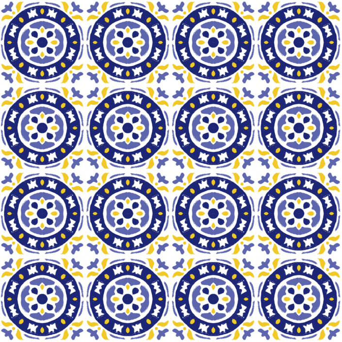Lisbon Azulejos - Azul #13